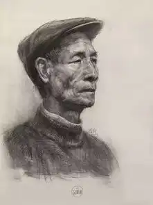 素描教程头像画面主次虚实的关系