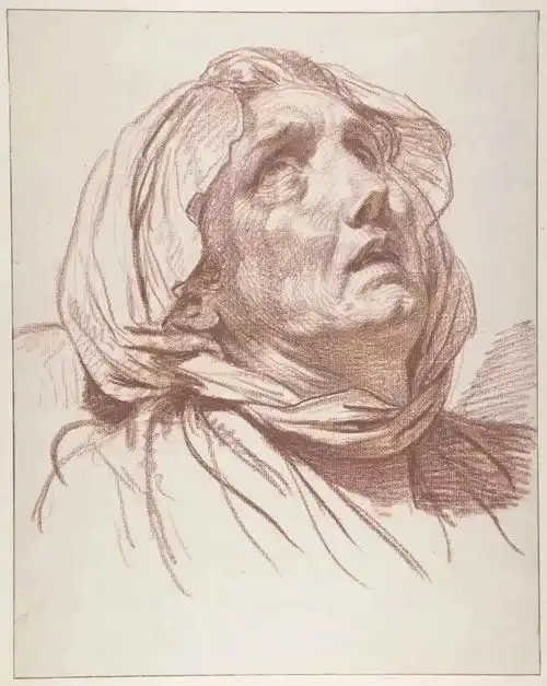 素描大师法国画家格勒兹