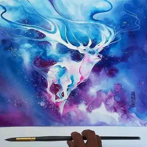 如果你喜欢用水彩画鹿,那一定不要错过收藏这篇文章