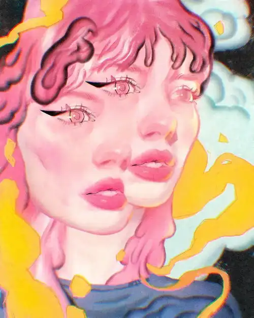 女孩子能好看到什么程度看她的画就知道啦