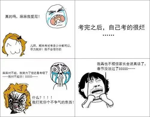 当代大学生期末复习状态