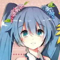 小丑妆眨眼茶花少女动漫头像