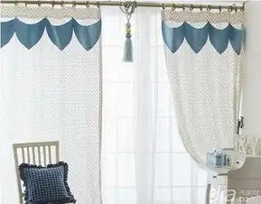 6款简约白色系飘窗窗帘图片欣赏