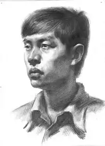 素描人物头像图片简单一点的