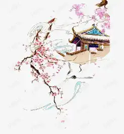 桃花园景色图片素材图片免费下载高清装饰图案png千库网图片编号5876477
