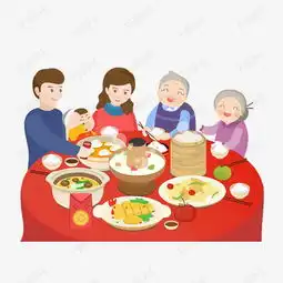 团圆年夜饭素材图片免费下载高清png千库网图片编号9104598
