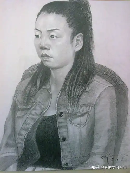 素描人物头像步骤图教你快速学会人物头像素描