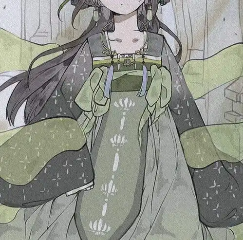 古风女头他是暗不下来的黄昏也是明不起来的清晨