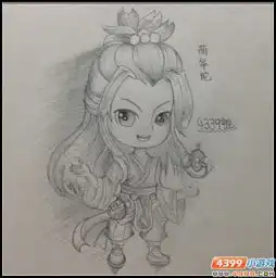 神将世界手绘萌萌华佗