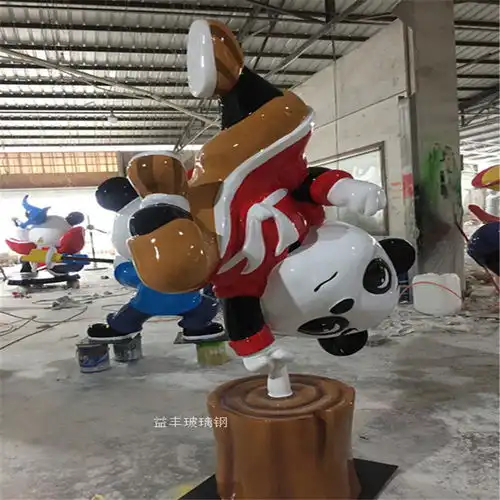 游乐场卡通雕塑玻璃钢香蕉雕塑