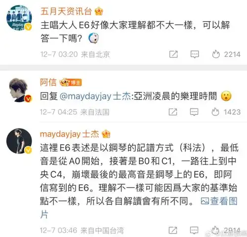 阿信发文称唱足10拍e6,知名音乐人耳帝辣评那得是房山季鸟猴