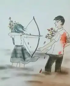 人性内涵图,被万箭穿心的男人,一味跟随着恐龙的天鹅