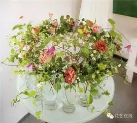 插花艺术自然风格插花欣赏