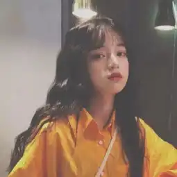 精选女生原宿风头像我看到旳你昰橙色旳心