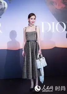 美翻了angelababy助阵dior开业