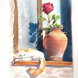 细腻唯美的水彩画,看着真舒服