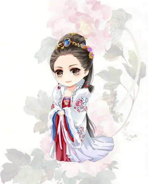 古风q版素材与线稿