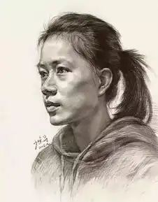 最全面女青年素描头像解析