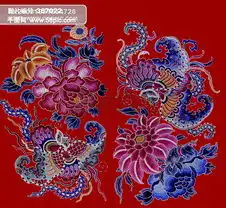 花鸟画花中华刺绣绣花布艺民间艺术psd分层素材源文件中国传统元素整合图库装饰图案免费下载格式psd大小2008x2008像素图片编号366994千图网