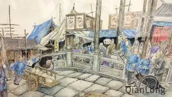 一分半文化杨信老舍文学作品插图北京风情画展图说北京