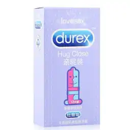 舒适易戴杜蕾斯避孕套亲昵装12只