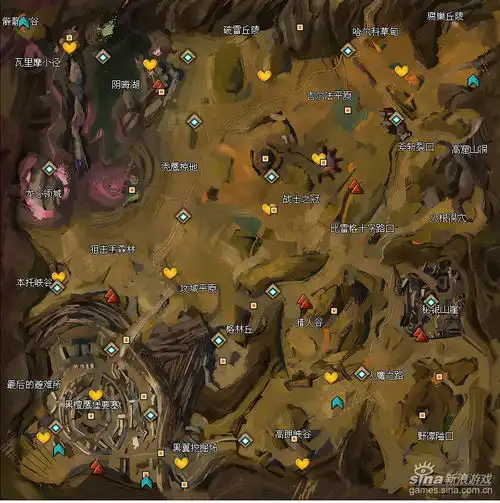 激战2废墟原野地图3040级夏尔地图资料