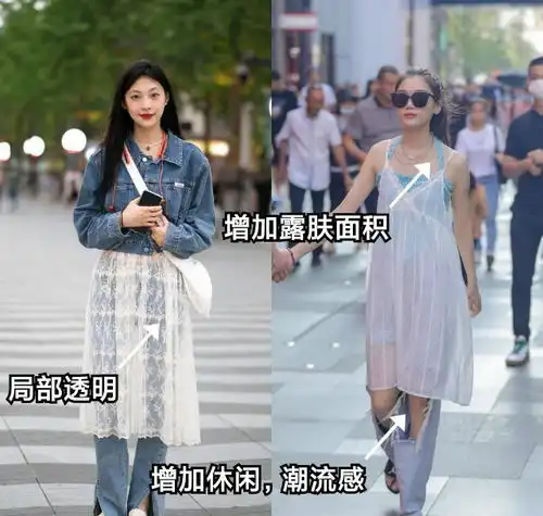 裙子里面还在穿安全裤太土了今夏最流行这样穿,上身洋气