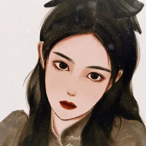 动漫女头想看山湖和星辰漫天遇见你就都有了