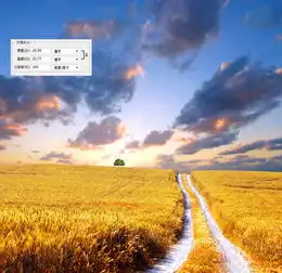 秋天的稻田高清图片背景素材下载