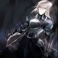 黑化saber礼服高清头像帅气的黑saber头像