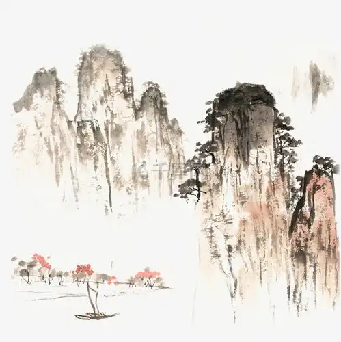 山水画山水之间素材图片免费下载千库网