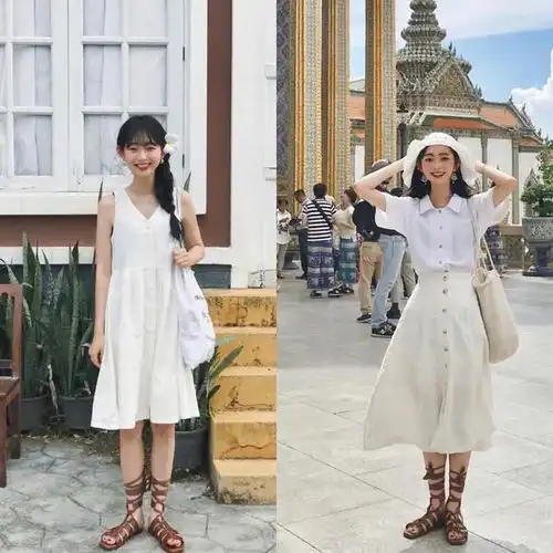 16套小个子夏季穿搭模版,让你视觉上增高不止一点点