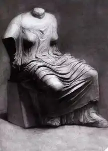 中央美术学院素描留校作品石膏篇