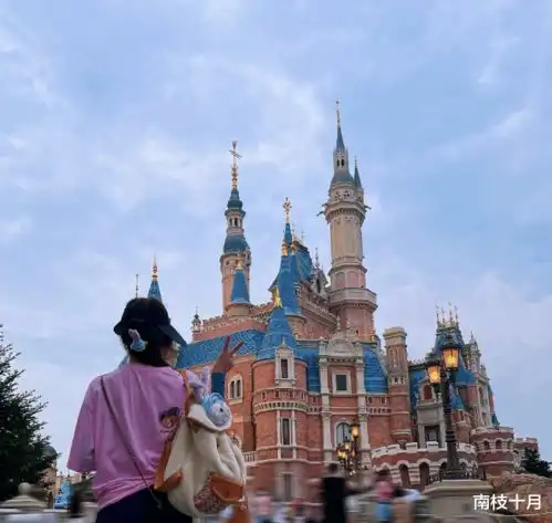 刘诗诗迪士尼游客照曝光,对着镜头比心很可爱,拍照的人是谁呢
