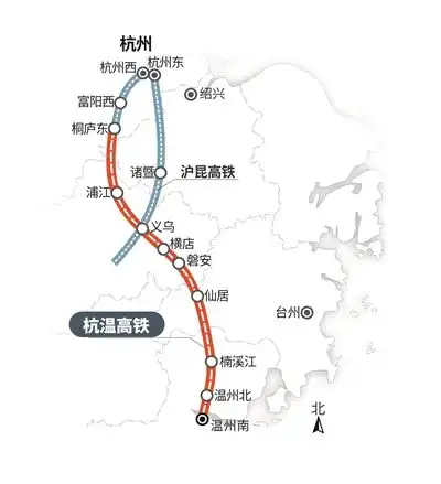 杭温高铁8月具备开通条件杭州去浦江磐安仙居和横店影视城都可以高铁直达了