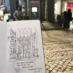 手绘景观写生作品欣赏
