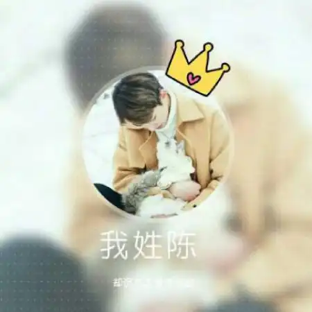 男生姓氏头像,圆形边框加上皇冠加上我姓什么