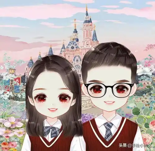 全家福卡通漫画世界很大幸福很小有你们正好
