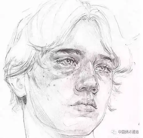 细腻慵懒的人像速写,很不错