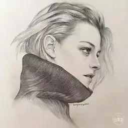 素描头像从构图到层次完美逆袭,宋仲基欧巴就在其中
