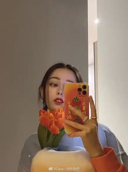 姑侄打卡争艳迪丽热巴晒春日自拍,杨幂晒三月酷照,网友约好的么