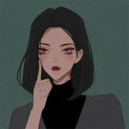 2022年单人头像超酷的插画头像,霸气有范