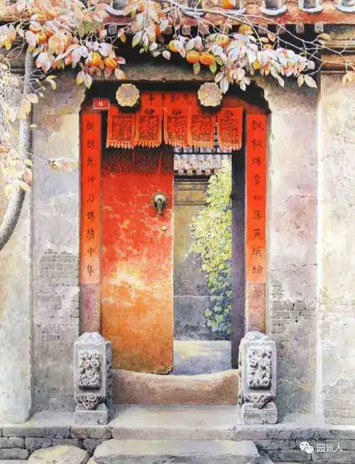 绝美景观水彩画为你呈现