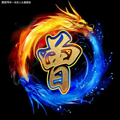微信头像姓氏头像,霸气中国龙袭来,足足30张