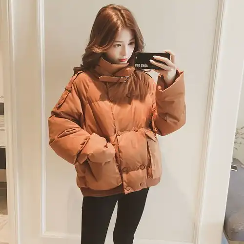 自带高颜值的韩式小清新棉服,让人一见倾心