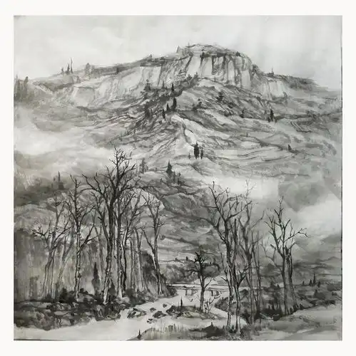 心灵神往,李兆文山水画欣赏