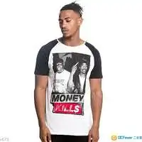 moneykilltshirtteehiphopraglantwoanglepairs