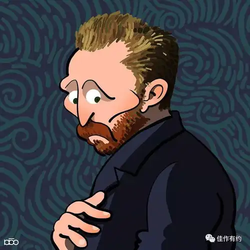 艺术家用幽默风趣的绘画勾起对梵高的追忆下漫画