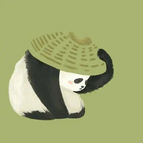 萌萌的小熊猫头像