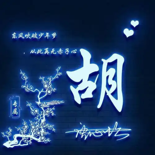 全新的姓氏头像,这样的头像谁不喜欢呢